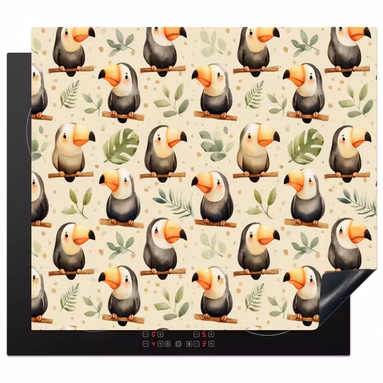 Protection plaque induction - Toucans - Exotiques - Colorés — 1