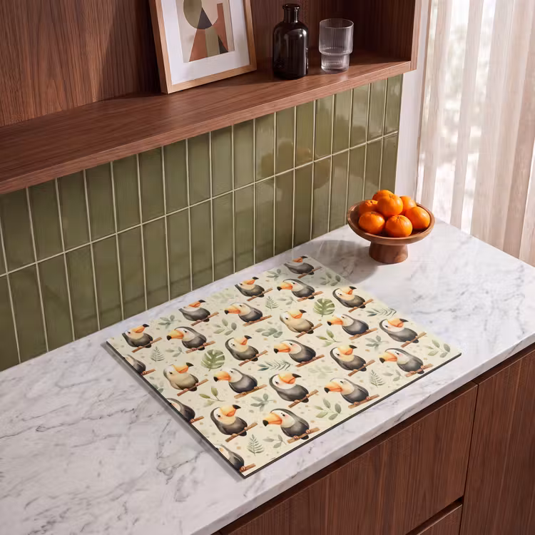 Protection plaque induction - Toucans - Exotiques - Colorés — 4