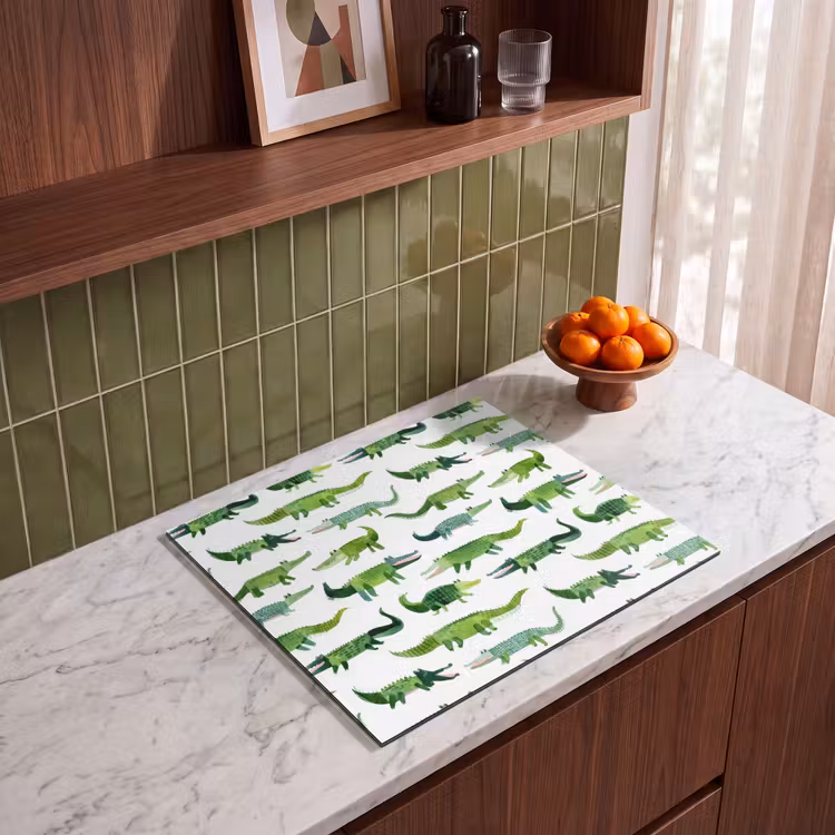 Protection plaque induction - crocodile - Ludique - Vert — 4