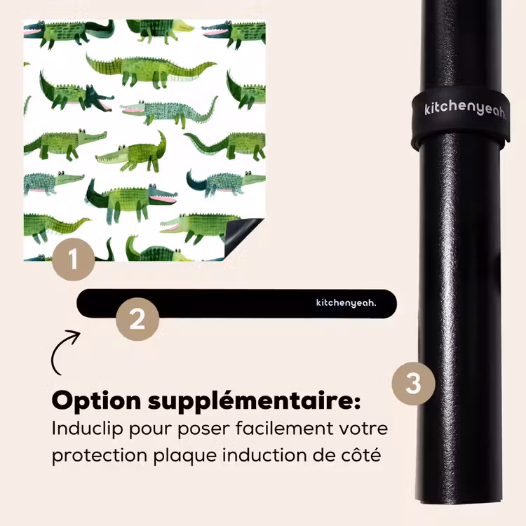Protection plaque induction - crocodile - Ludique - Vert — 8