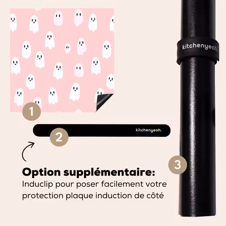 Protection plaque induction - Fantômes - Motif - Rose — 8