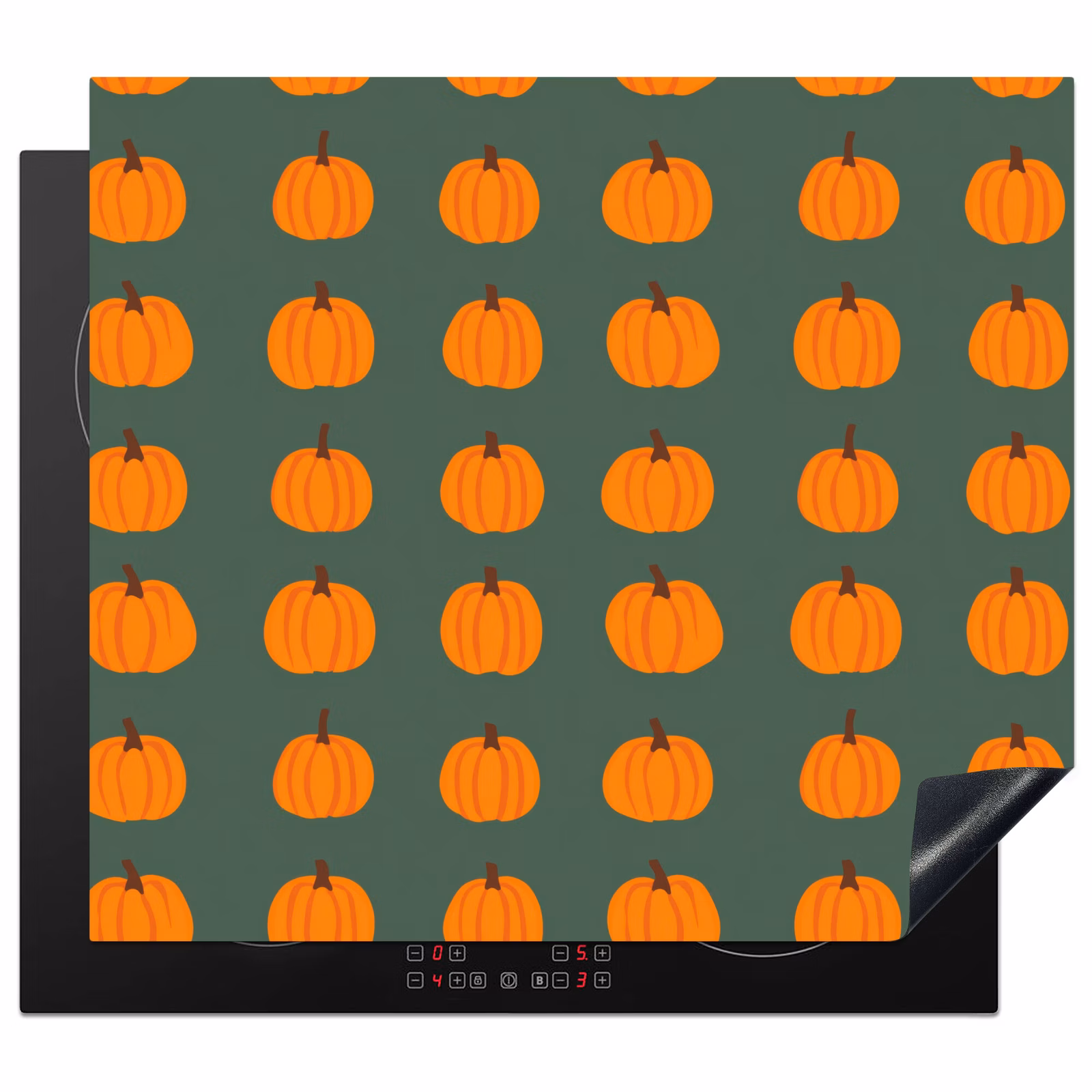 Protection plaque induction - Citrouille - Motif - Orange — 1