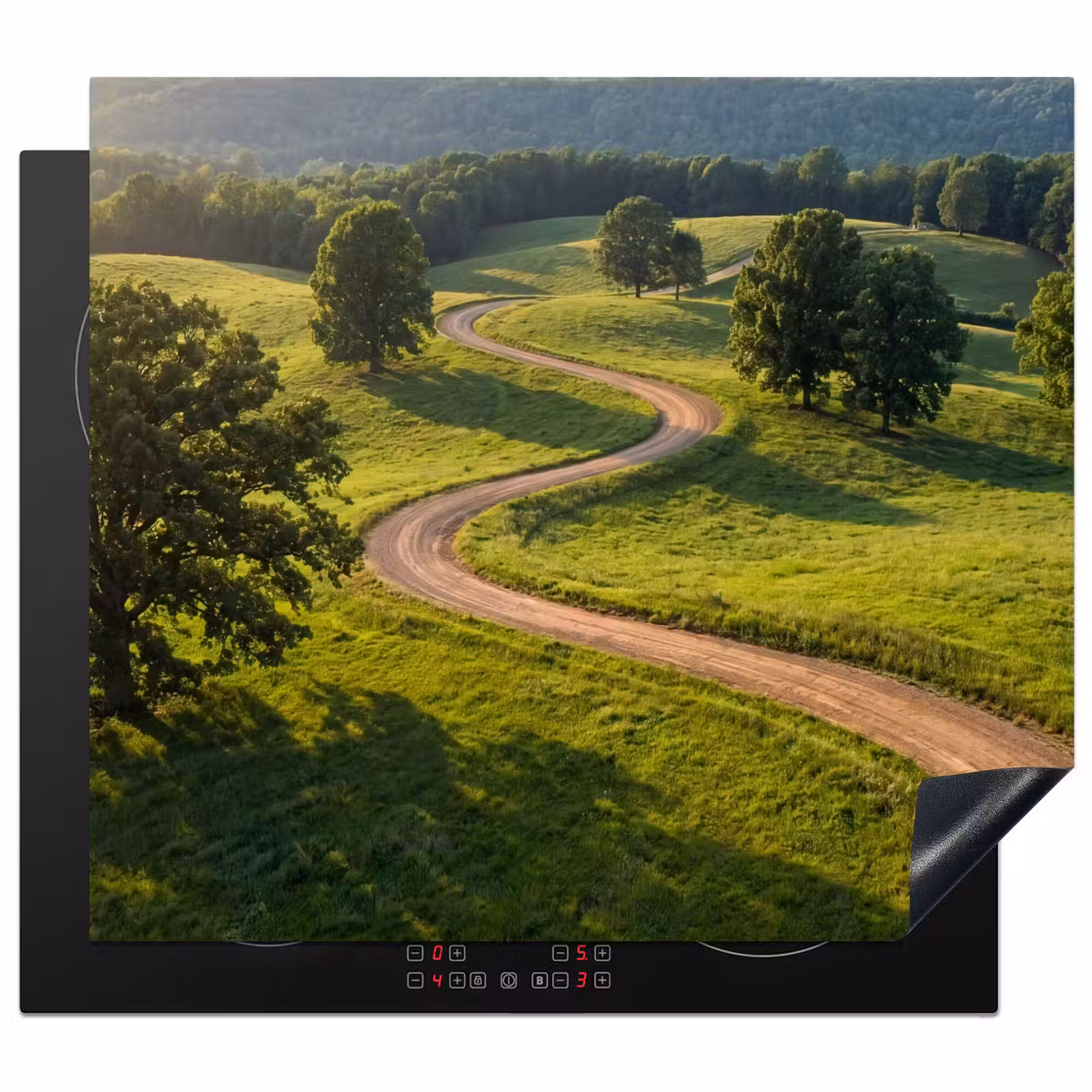 Protection plaque induction - Route - Pré - Nature - Vert — 1