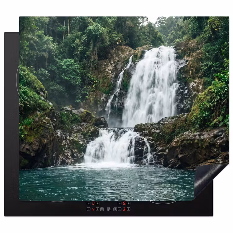 Protection plaque induction - Cascade - Forêt - Nature - Vert — 1
