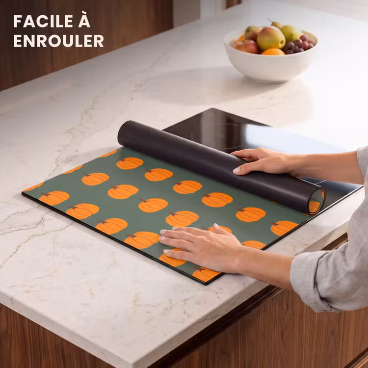 Protection plaque induction - Citrouille - Motif - Orange — 6