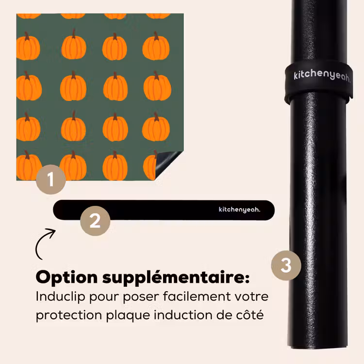 Protection plaque induction - Citrouille - Motif - Orange — 8
