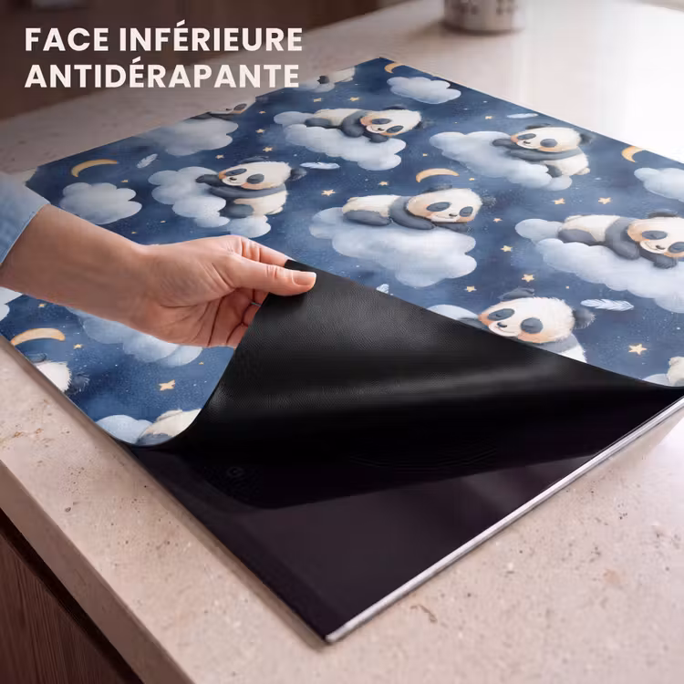 Protection plaque induction - Pandas - Dormants - Bleu — 7