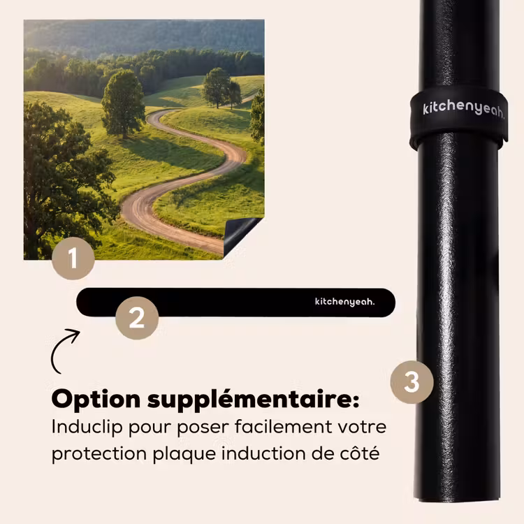 Protection plaque induction - Route - Pré - Nature - Vert — 8