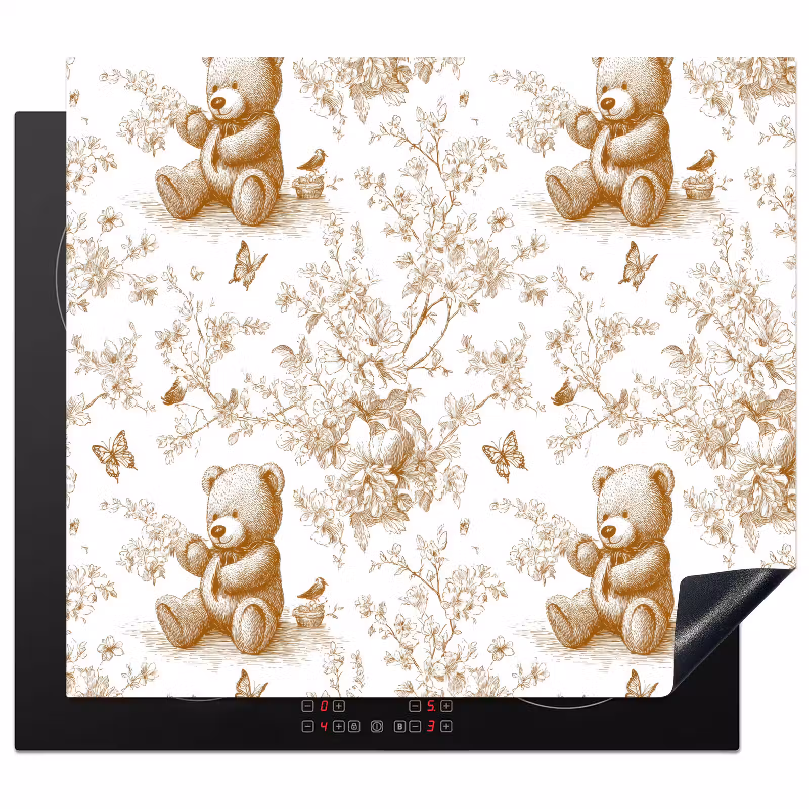 Protection plaque induction - Ours - Intemporel - Marron — 1
