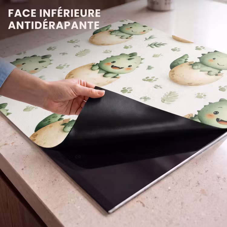 Protection plaque induction - Dino - Œufs - Vert — 7