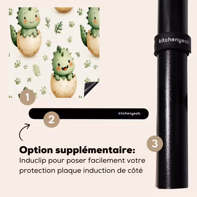 Protection plaque induction - Dino - Œufs - Vert — 8