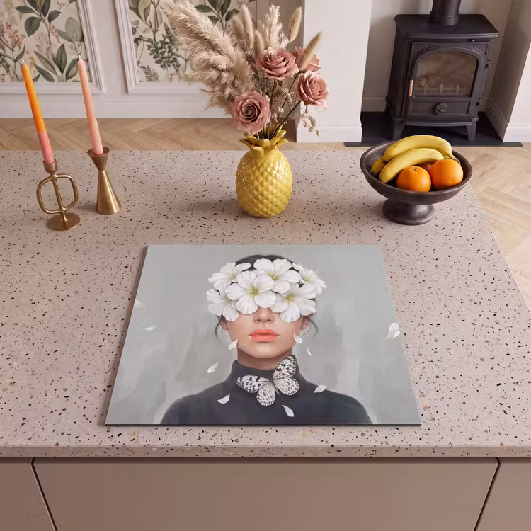 Protection plaque induction - Lys - Portrait - Blanc — 3