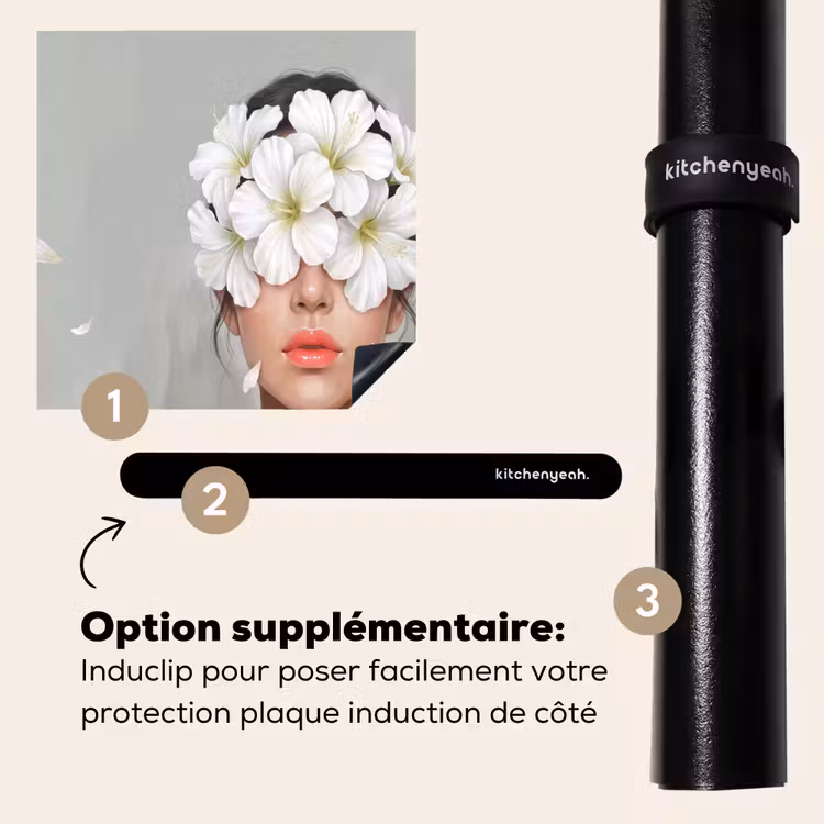 Protection plaque induction - Lys - Portrait - Blanc — 8