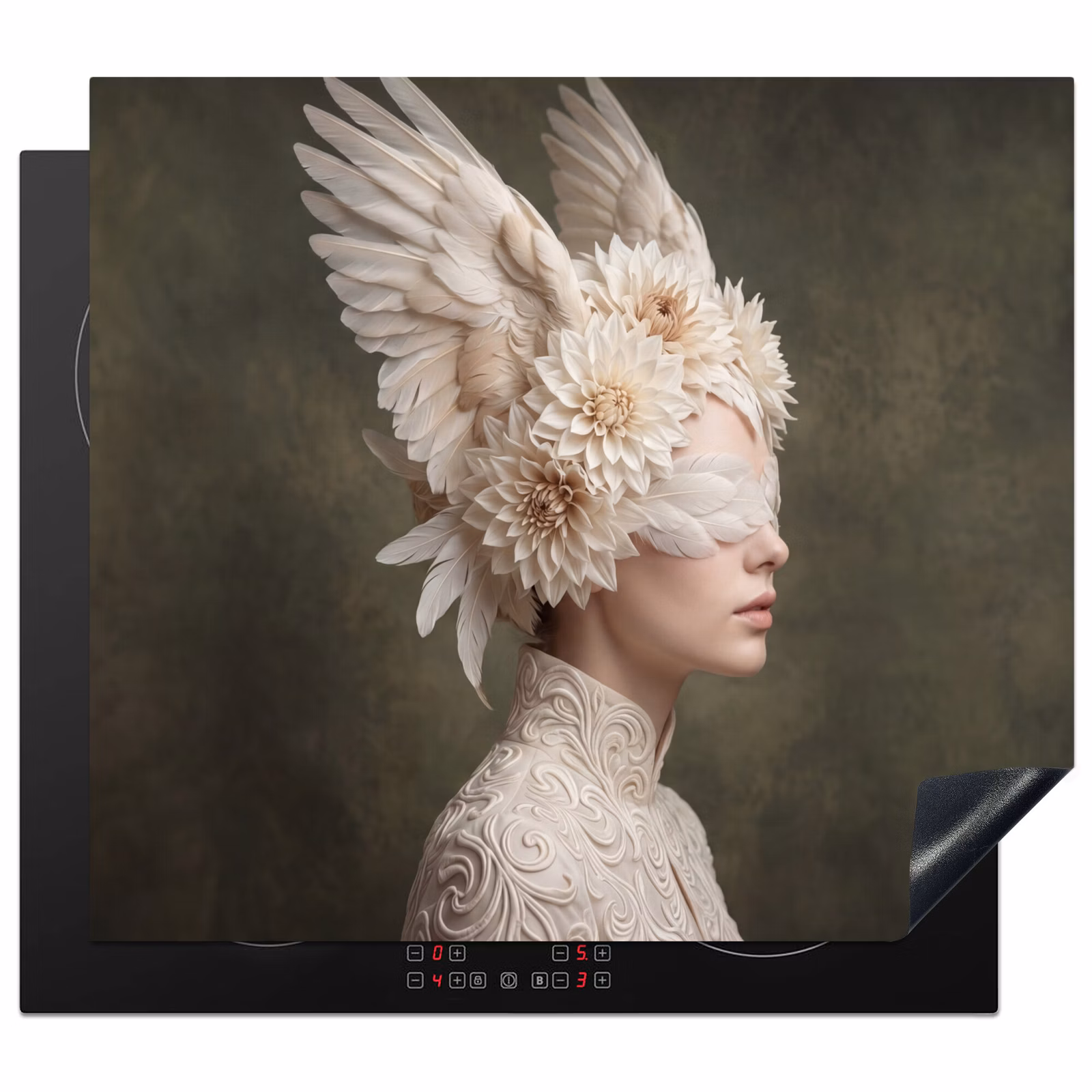 Protection plaque induction - Ailes - Femme - Blanc — 1