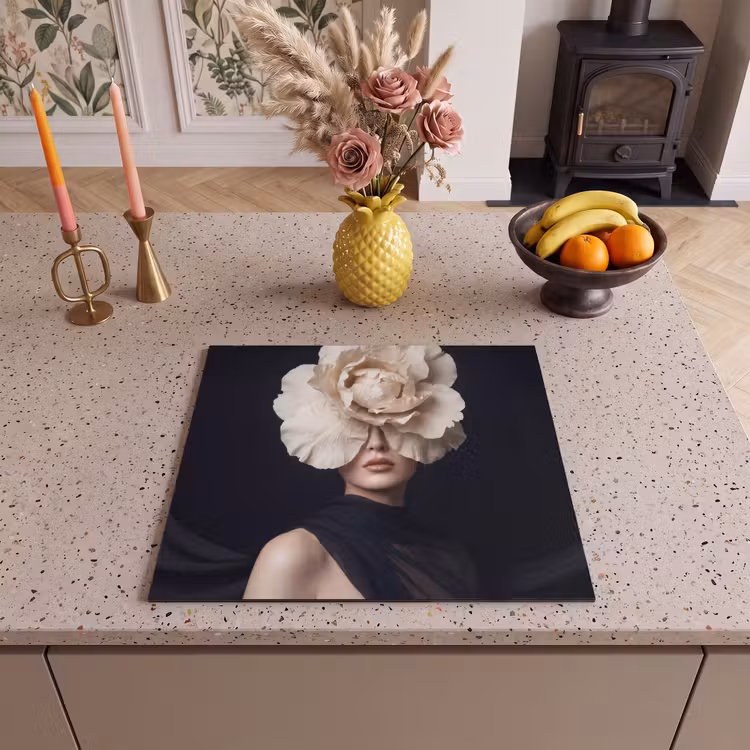Protection plaque induction - Rose - Intemporel - Noir — 3