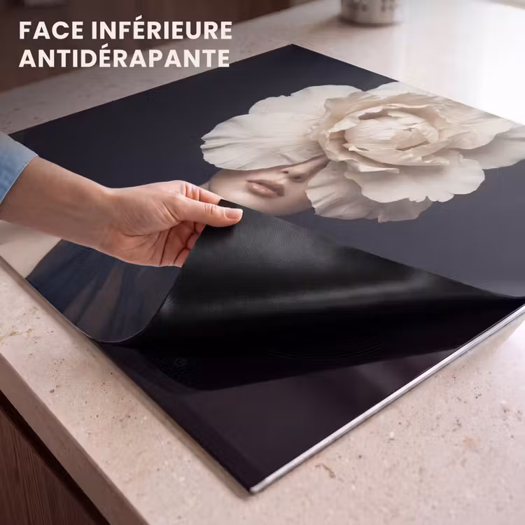 Protection plaque induction - Rose - Intemporel - Noir — 7