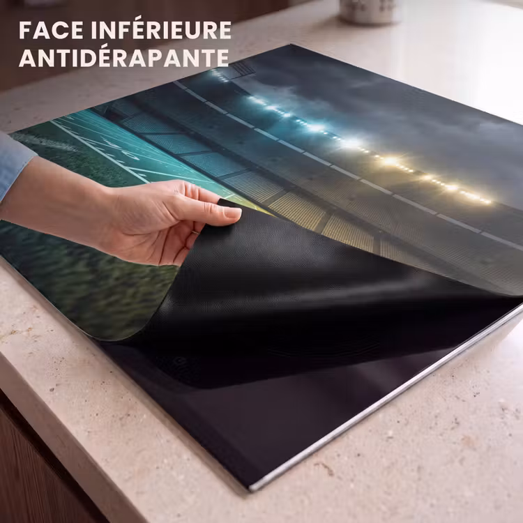 Protection plaque induction - Football - Stade - Nuit - Moderne — 7