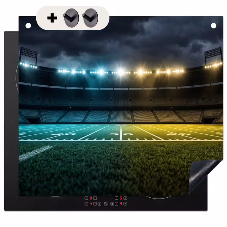 Protection à induction avec crochets - Football - Stade - Nuit - Moderne — 3
