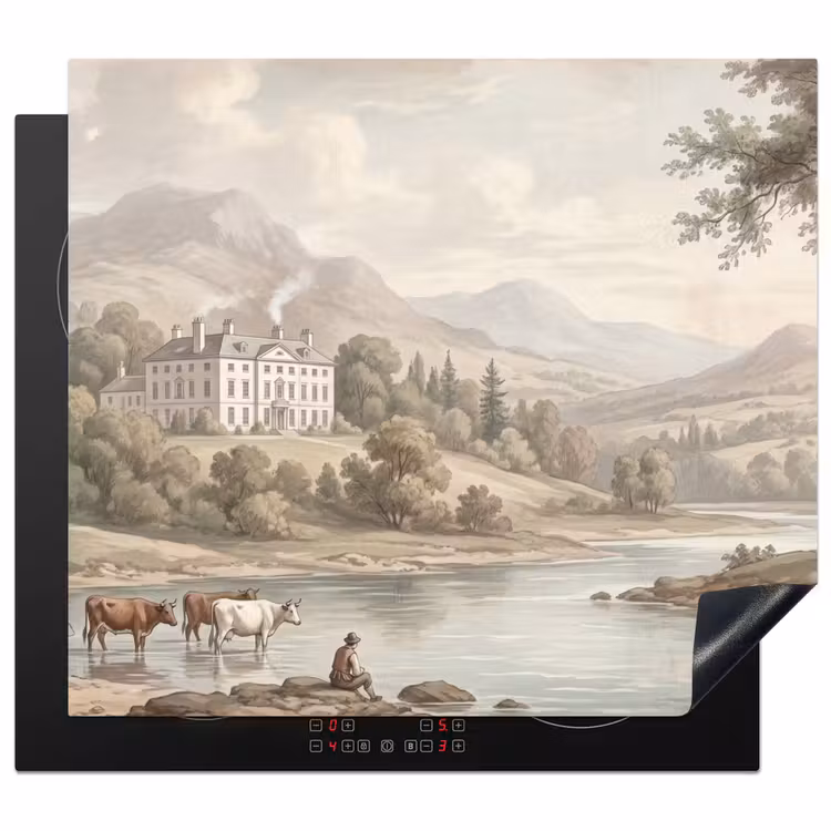 Protection plaque induction - Maison de campagne - Rivière - Bétail — 1