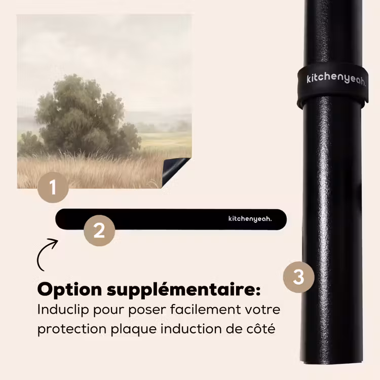Protection plaque induction - Paysage - Minimaliste - Beige — 8