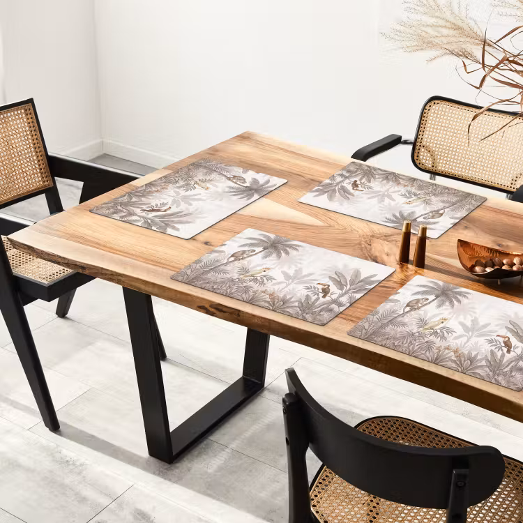Set de table – 6 pièces - Jungle - Animaux - Palmiers — 4