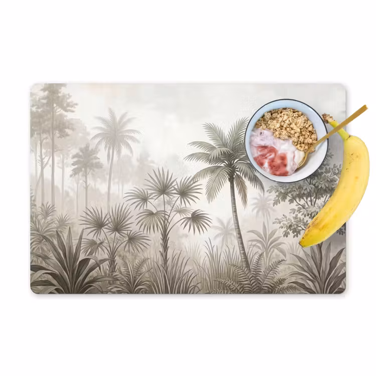 Set de table – 6 pièces - Jungle - Palmiers - Nature — 1