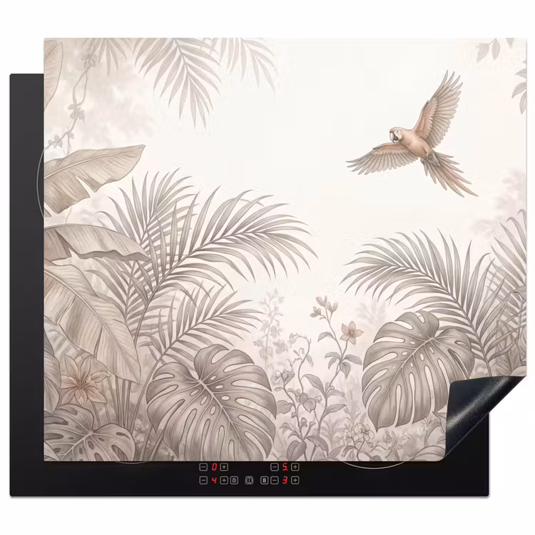 Protection plaque induction - Perroquet - Jungle - Tropical — 1