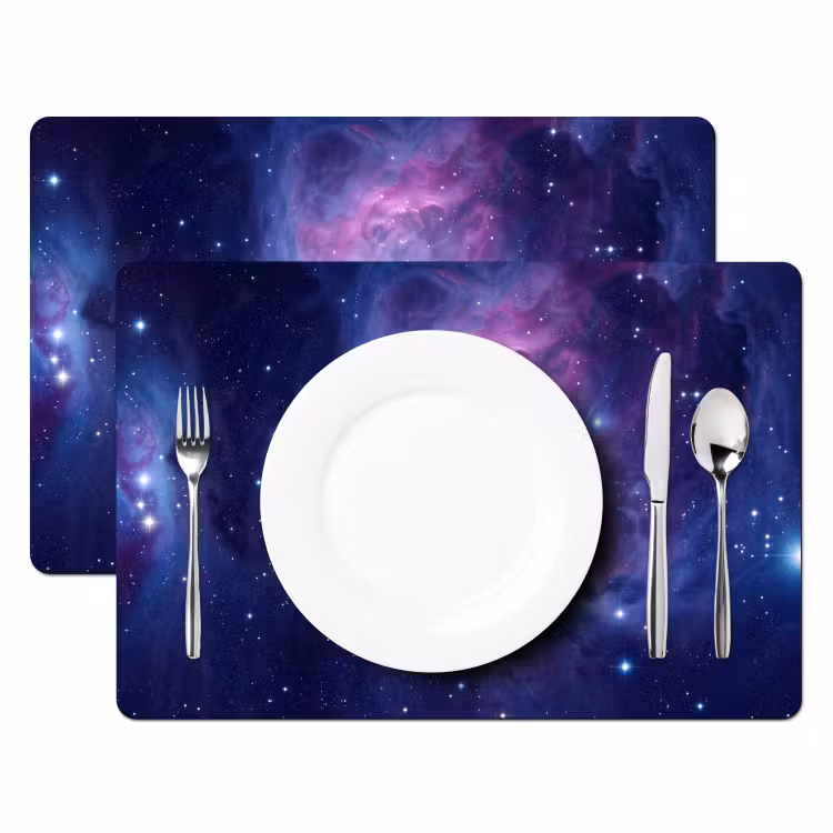 Set de table – 6 pièces - Espace - Étoiles - Colorées — 2