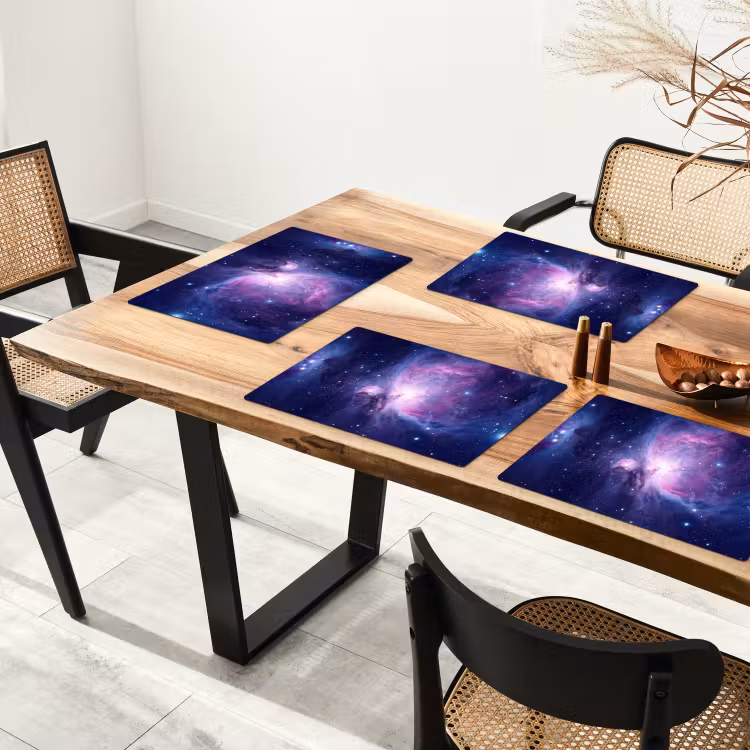 Set de table – 6 pièces - Espace - Étoiles - Colorées — 4