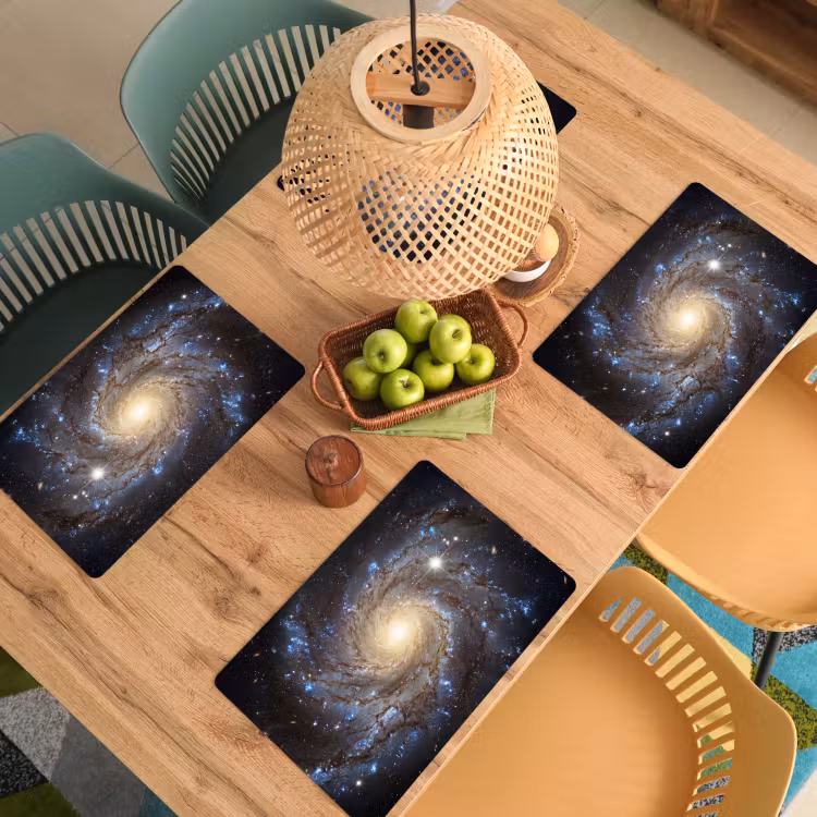 Set de table – 6 pièces - Cosmos - Galaxie - Obscurité — 3