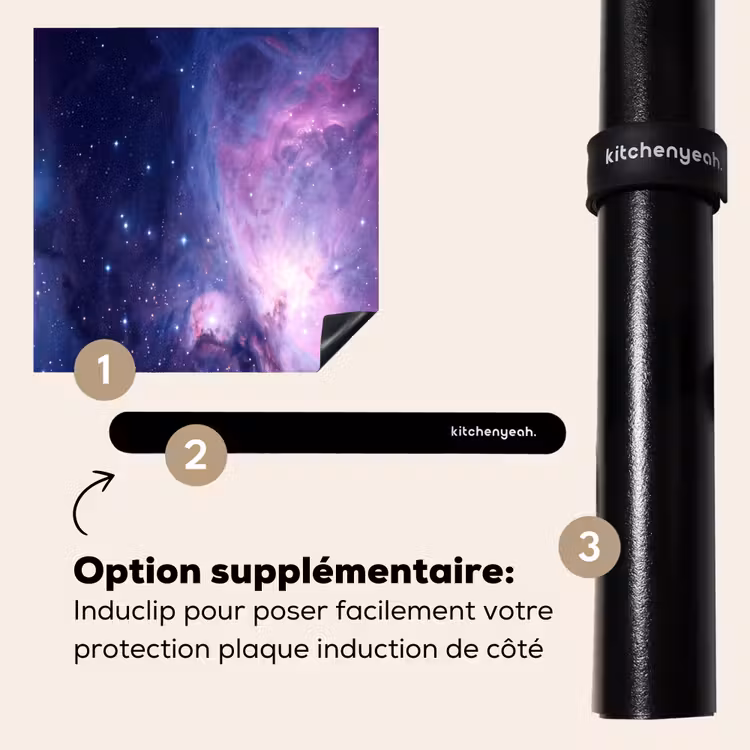 Protection plaque induction - Espace - Étoiles - Colorées — 8