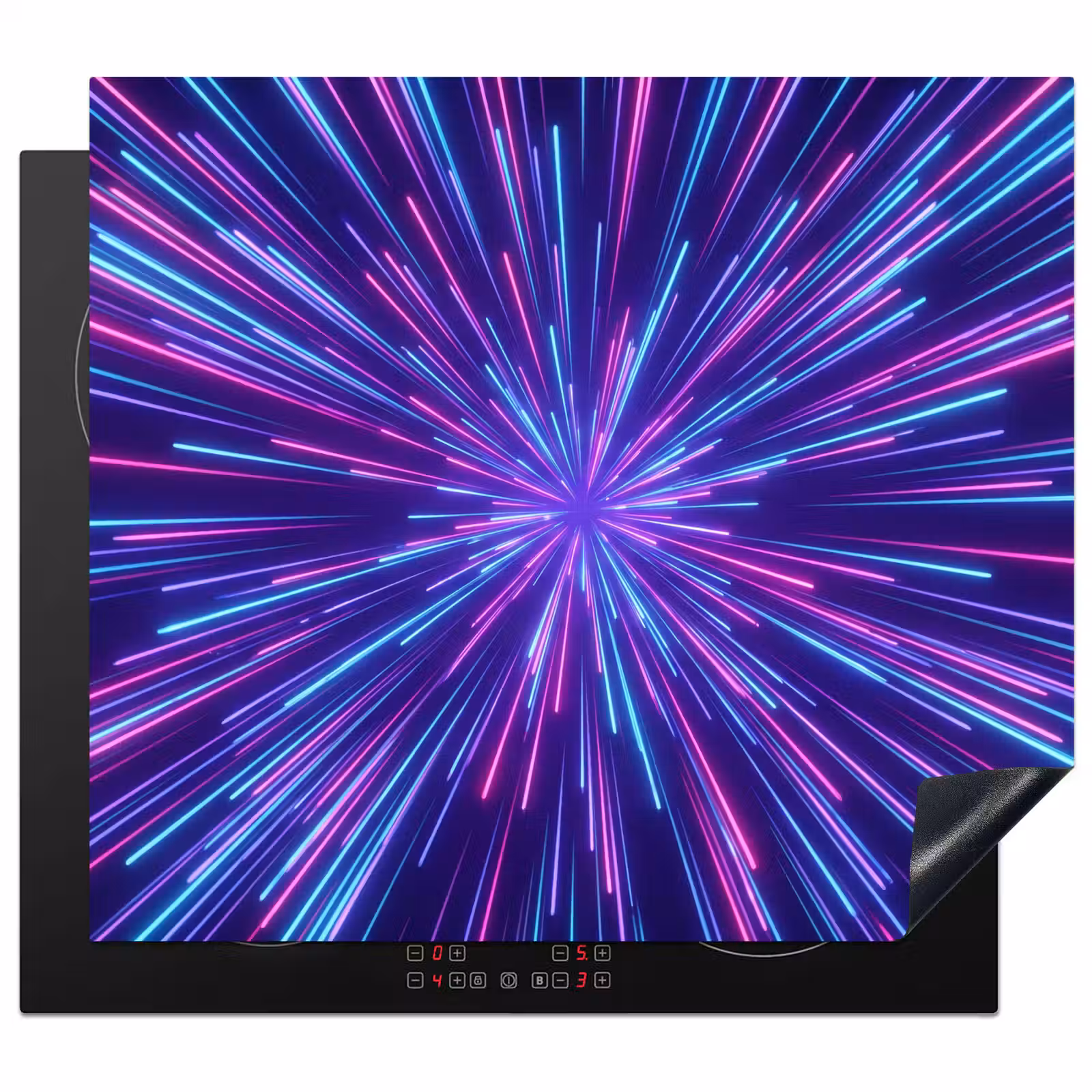 Protection plaque induction - Dynamique - Espace - Coloré — 1