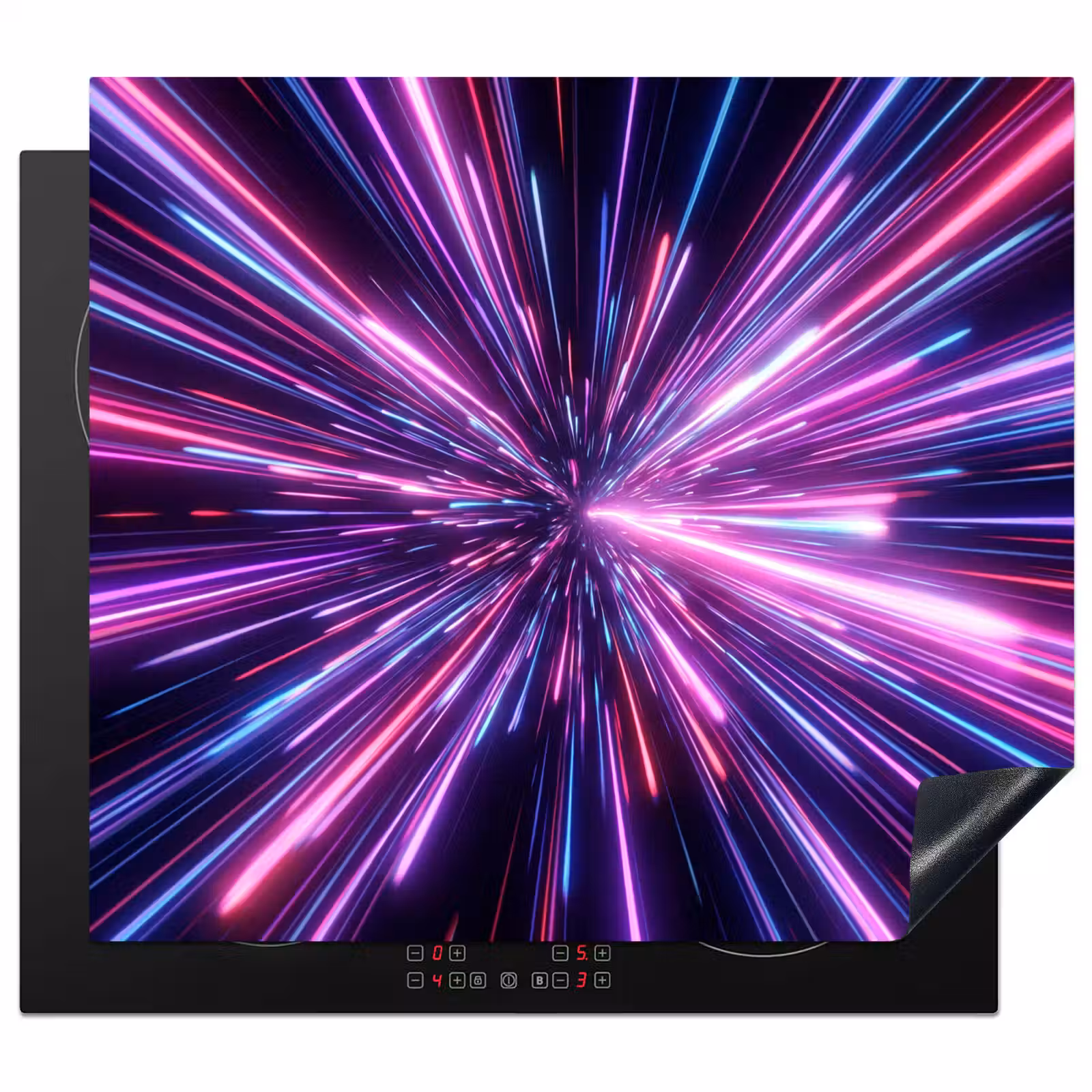 Protection plaque induction - Vitesse de la lumière - Espace - Rose - Violet — 1