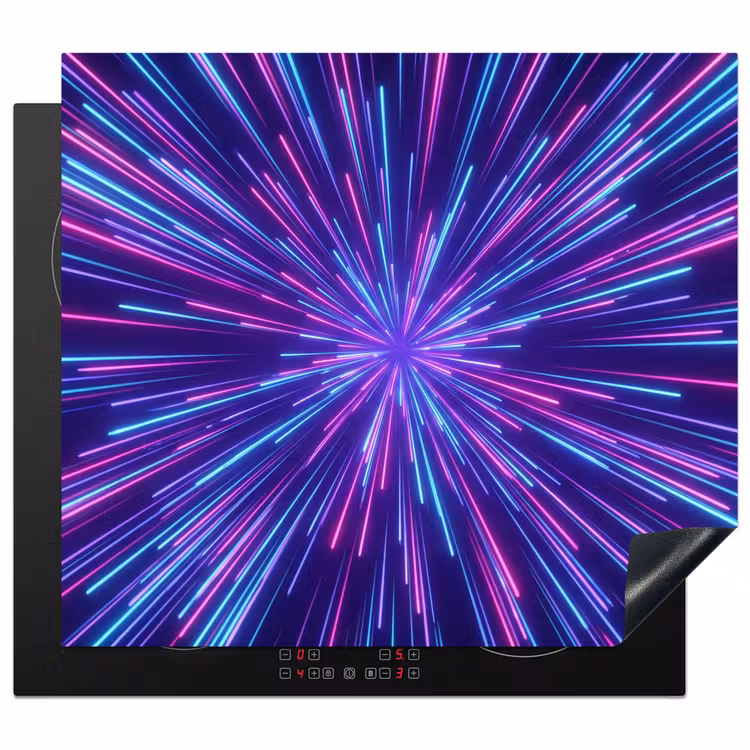 Protection plaque induction - Dynamique - Espace - Coloré — 1
