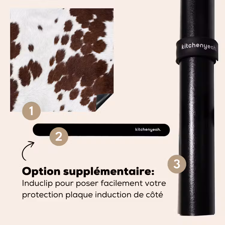 Protection plaque induction - Peau de vache - Classique - Marron — 8