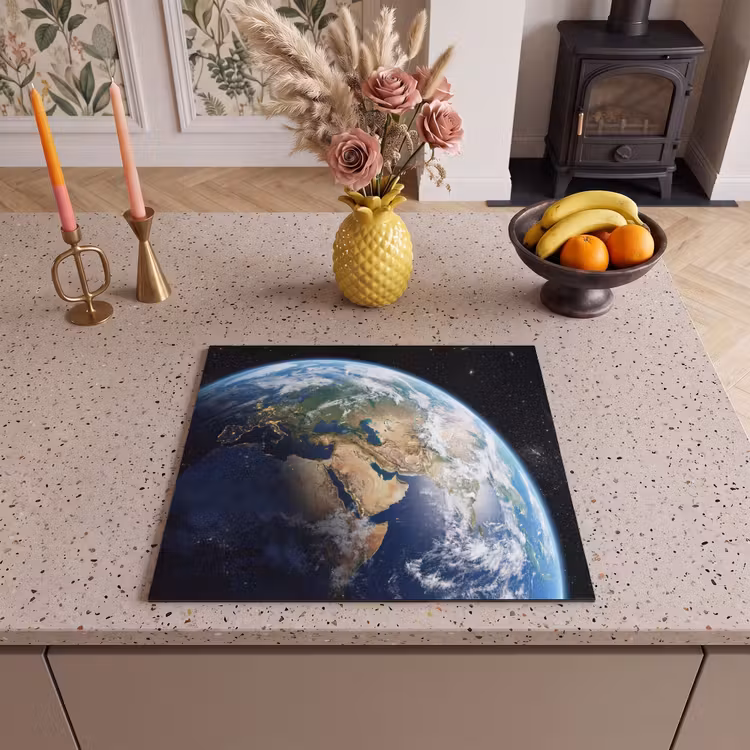 Protection plaque induction - Terre - Espace - Bleu - Vert — 3