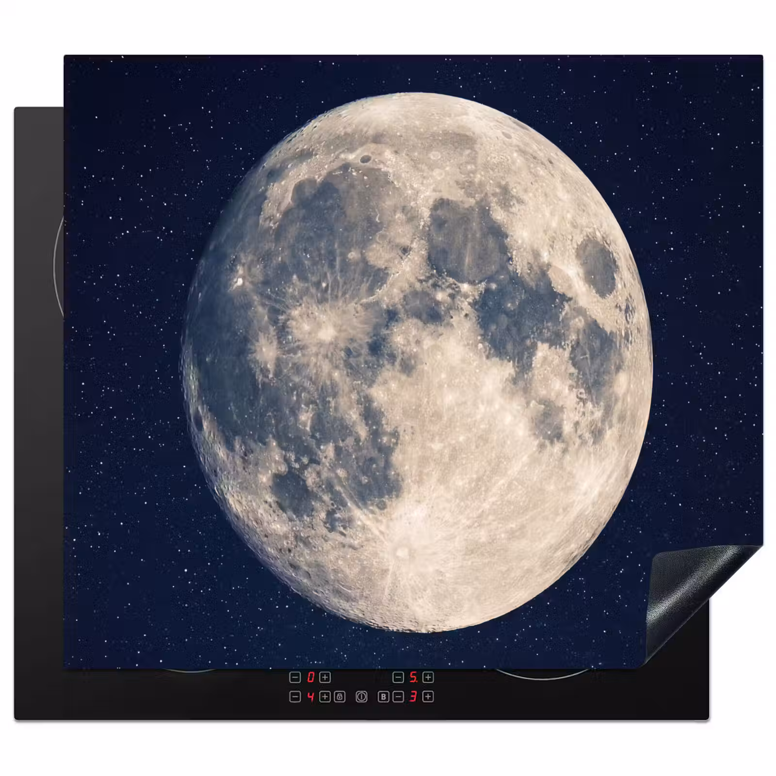 Protection plaque induction - Espace - Lune - Cosmos — 1