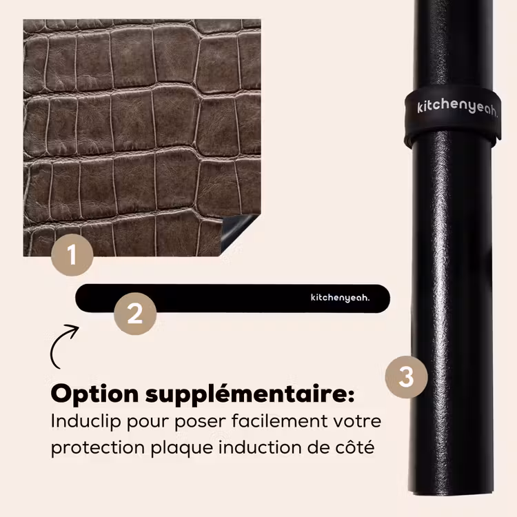 Protection plaque induction - Cuir - Crocodile - Mat — 8
