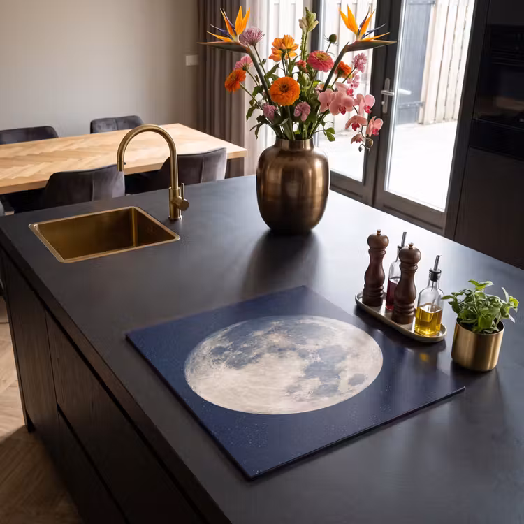 Protection plaque induction - Espace - Lune - Cosmos — 2
