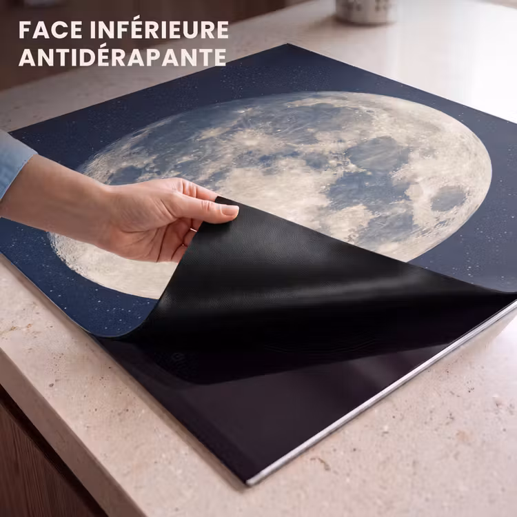 Protection plaque induction - Espace - Lune - Cosmos — 7