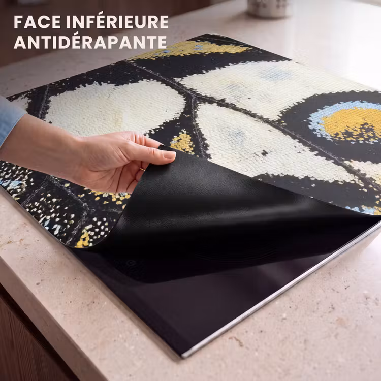 Protection plaque induction - Papillon - Aile - Jaune — 7