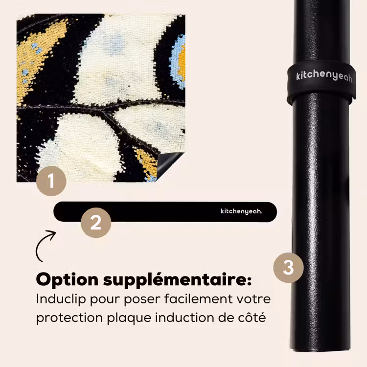 Protection plaque induction - Papillon - Aile - Jaune — 8