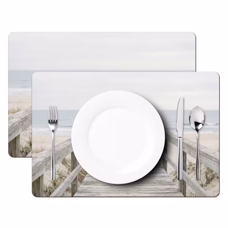 Set de table – 6 pièces - Dunes - Ponts - Océan — 2