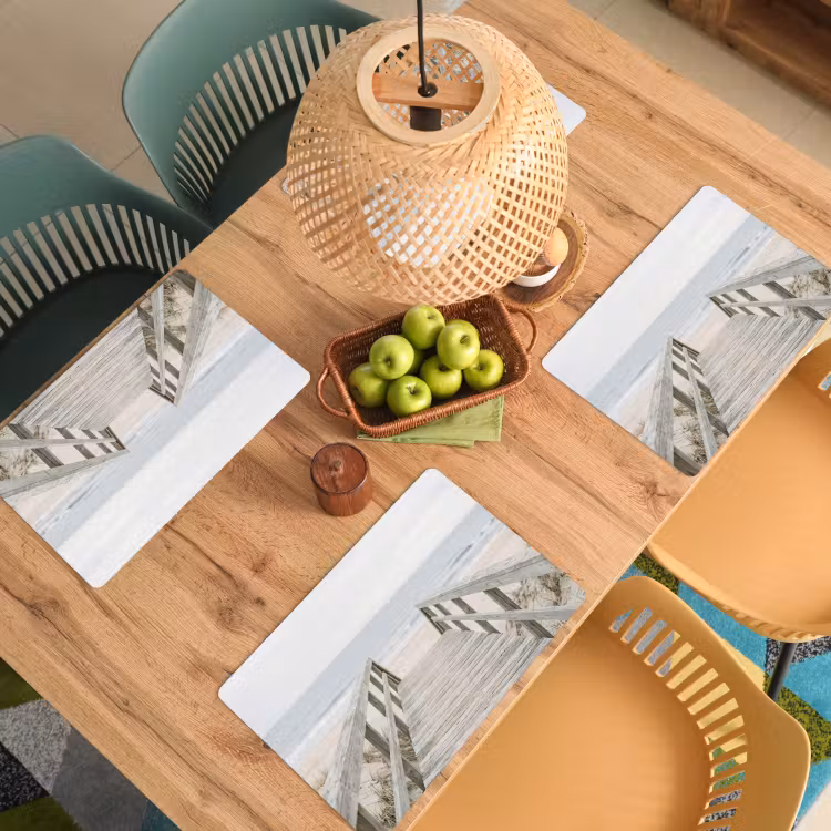Set de table – 6 pièces - Dunes - Ponts - Océan — 3