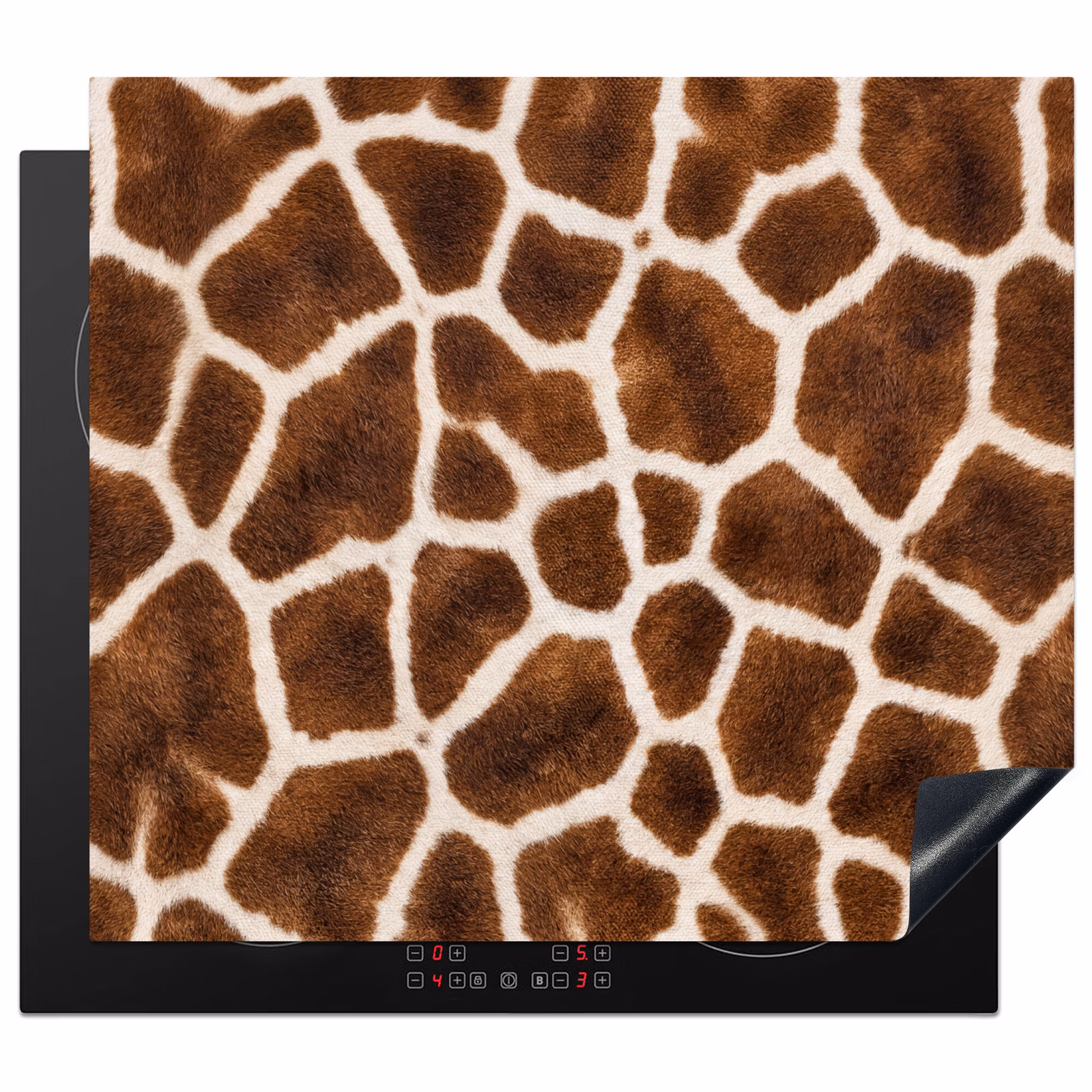 Protection plaque induction - Girafe - Manteau - Classique - Marron — 1