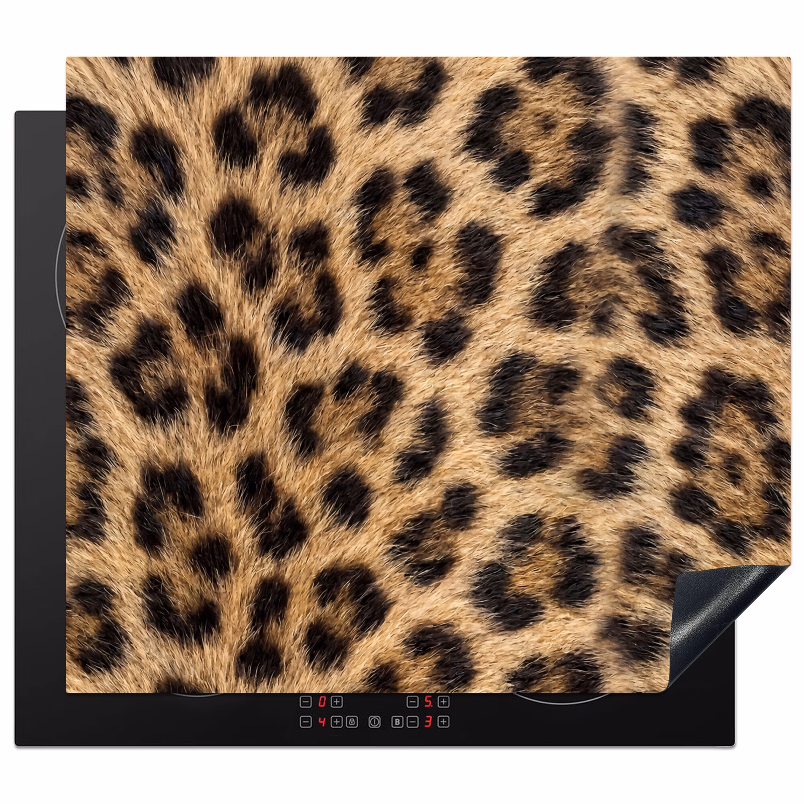 Protection plaque induction - Léopard - Manteau - Classique - Marron — 1