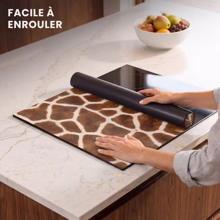 Protection plaque induction - Girafe - Manteau - Classique - Marron — 6
