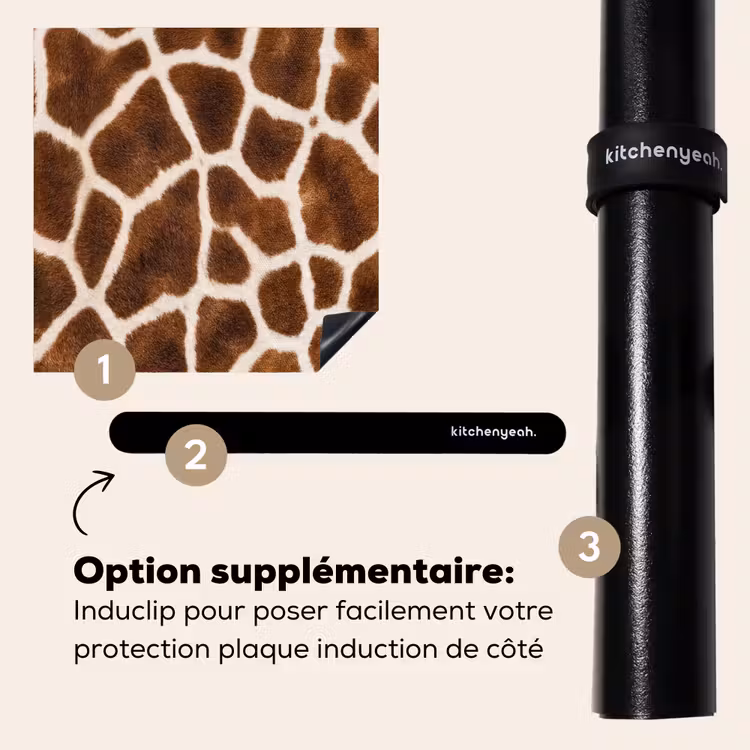 Protection plaque induction - Girafe - Manteau - Classique - Marron — 8