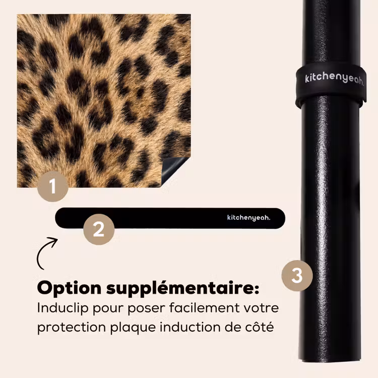 Protection plaque induction - Léopard - Manteau - Classique - Marron — 8