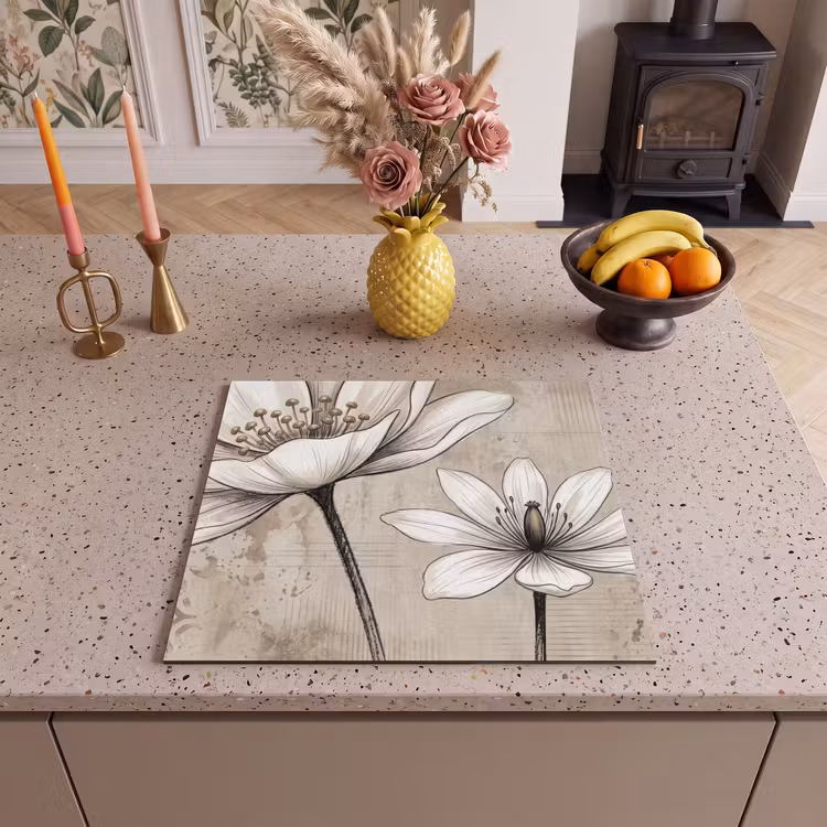Protection plaque induction - Moderne - Design - Blanc — 3